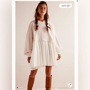 Free People Eleanor Sweatshirt in Delicacy Combo